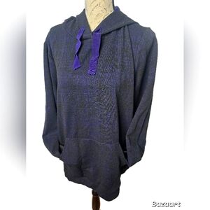 J Jason Wu Women's Purple & Black Pullover Sweater with pockets - Large